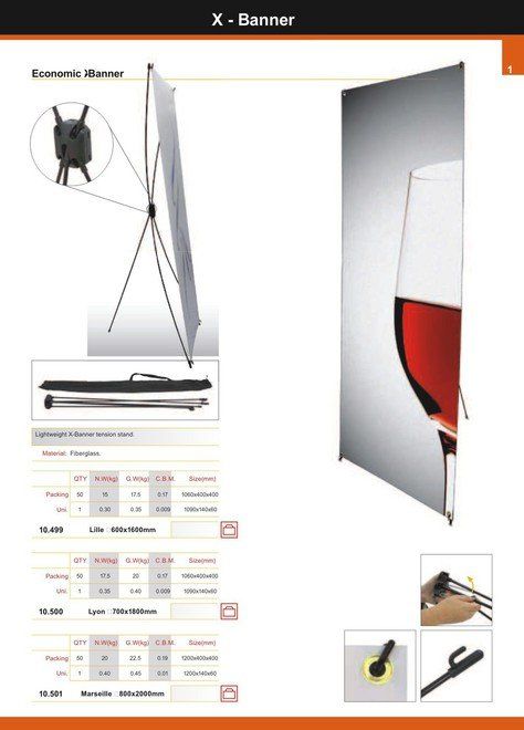 Banner con grafica impresa