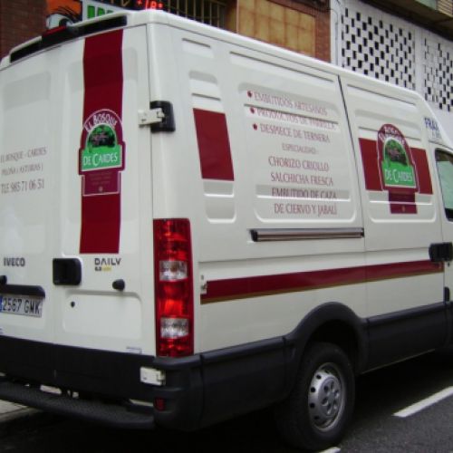 Rotulacion Bosque de cardes lateral